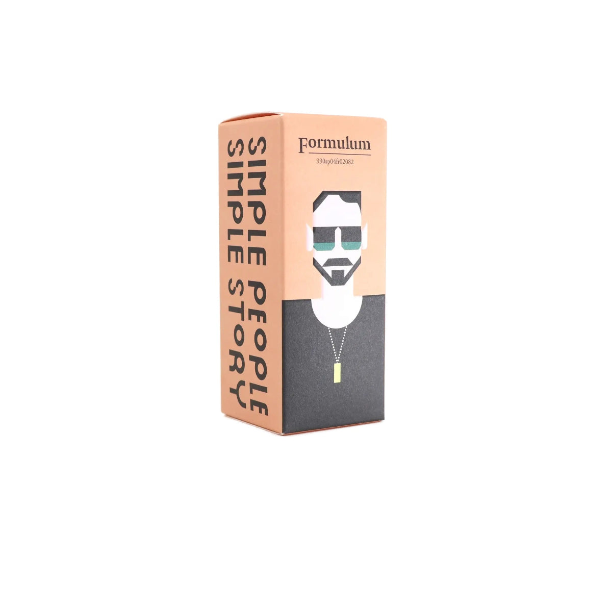 Product packaging with 'Simple People Simple Story' branding on a white background